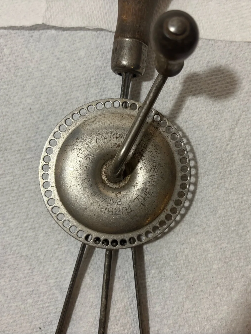Antique 1912 Turbine Egg Beater – The Washburn Company – Chicago USA